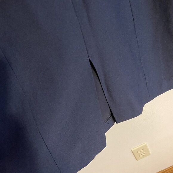 Banana Republic Factory 2 Navy Sleeveless Sculpted Knee-Length Sheath Dress NWT - Picture 12 of 12